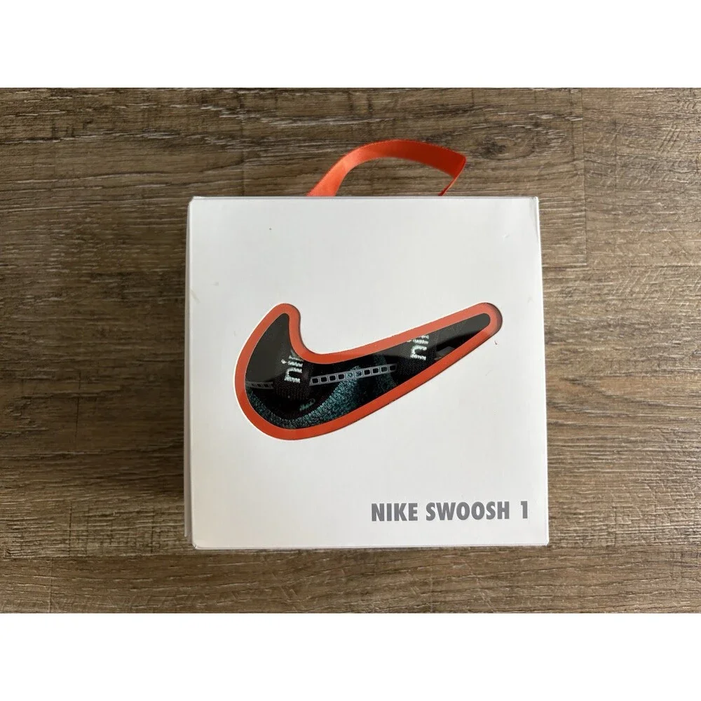 Nike Swoosh 1 TD Infant Flyknit Shoes Baltic Blue Black Sz 3C FB3244-405